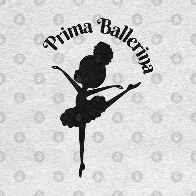 Afro Girl - Prima Ballerina by Soul B Designs